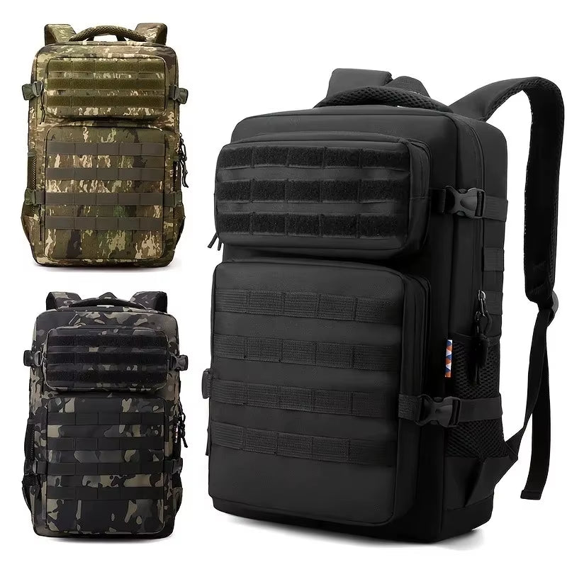 Tactical Backpacks Men'S Camouflage Backpack, Hiking and Camping Backpack, Largecapacity Multi-Layer Outdoor Sports Backpack