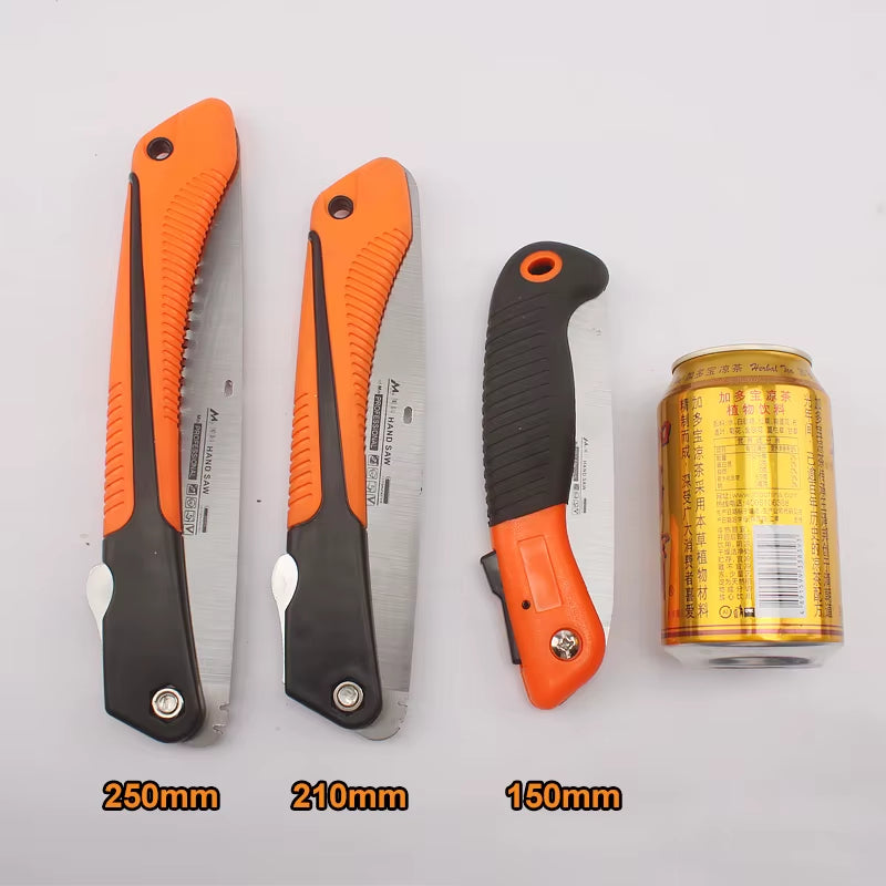 Camping Saw 7TPI Steel Wood Cutting Survival Folding Hand Saw Household Garden Pruning Saw