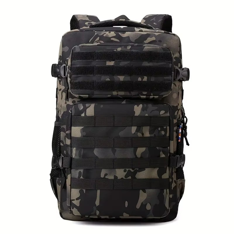 Tactical Backpacks Men'S Camouflage Backpack, Hiking and Camping Backpack, Largecapacity Multi-Layer Outdoor Sports Backpack